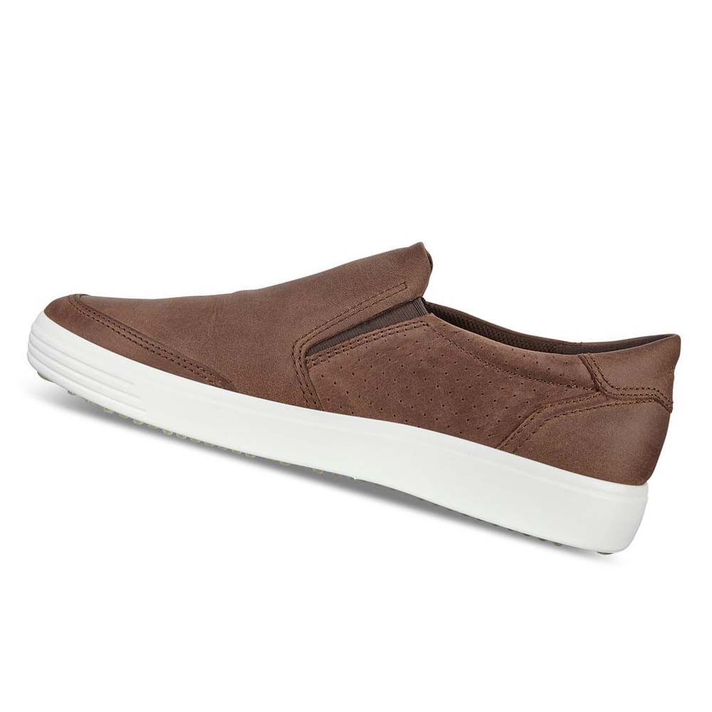 Ecco Soft 7 Slip-on Fritidssko Herre Brune | NO 481MQZ